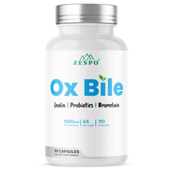 Picture of Ox Bile 1100mg Capsules 4-in-1 Digestive Wellness Formula
