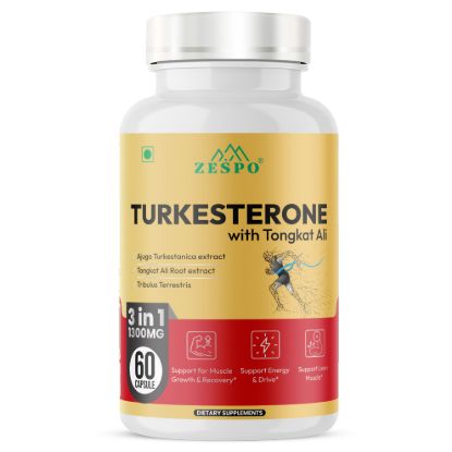 Picture of Turkesterone with Tongkat Ali 1300mg 60 Capsules