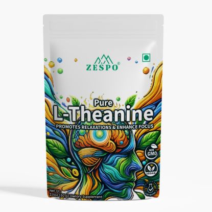 Picture of L-Theanine Supplement 60g Pure Vegan Amino Acid Powder
