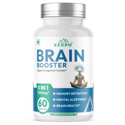 Picture of Brain Booster Supplement 5-in-1 Formula – 60 Capsules