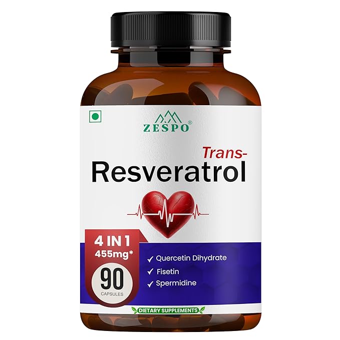 Picture of Resveratrol Complex 455mg – 90 Vegan Capsules